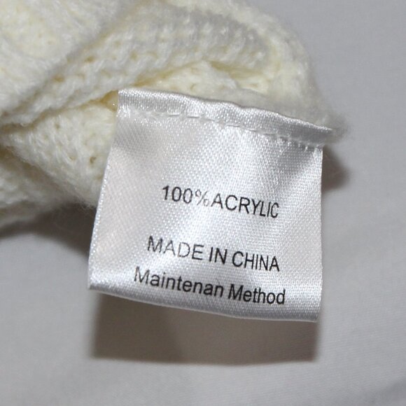 Fashion Cable Knit Cardigan Women's Large - Picture 8 of 9